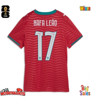 Portugal Rafael Leao #17 Replica Home Stadium Shirt for Women World Cup 2026 Short Sleeve